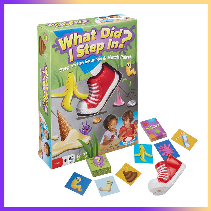 What did i Step in ? Fun Board Game | 2-4 Players Matching & Memory Family Party Card Game | 4 - 8 Years Old Boys and Girls Gift | Puzzle Toys for Kids
